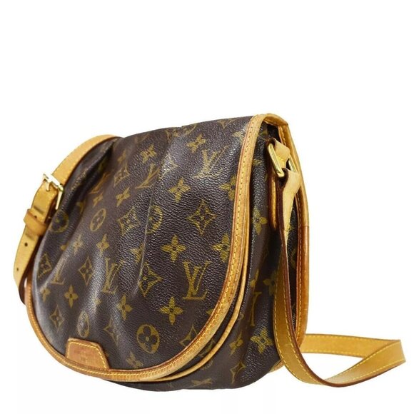 Auth LOUIS VUITTON Menilmontant PM Shoulder Bag Monogram Leather B - Picture 10 of 16